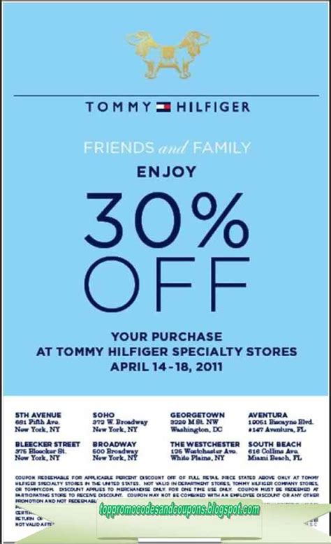 tommy hilfiger promo code online